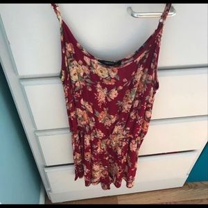 Forever 21 floral romper